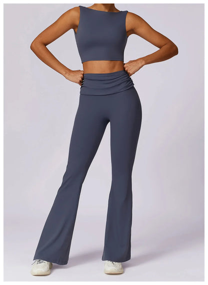 2-Piece Yoga & Fitness Flare Set