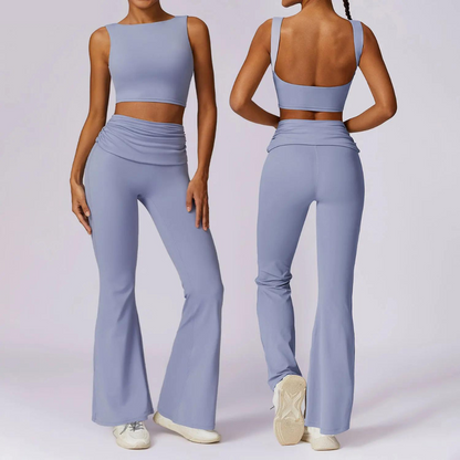 2-Piece Yoga & Fitness Flare Set